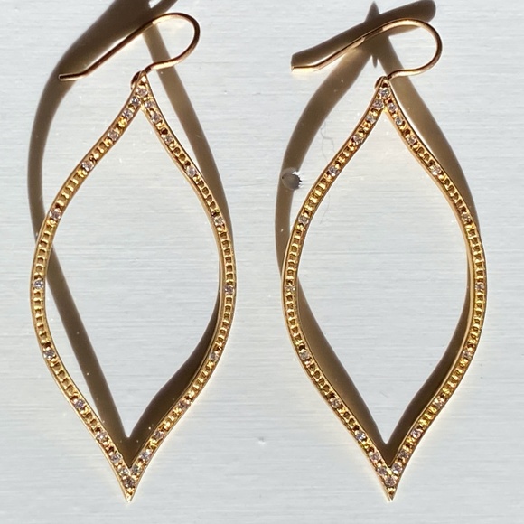 **SOLD** ~ JAMIE WOLF ~ 18K Yellow Gold and Diamond Earrings - Picture 12 of 13